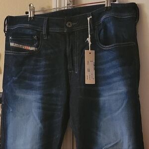 Diesel Dark Blue Bootcut Jeans